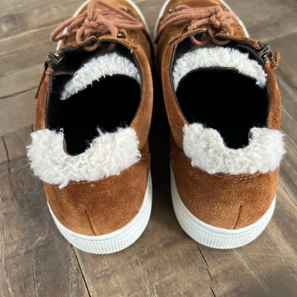 Gabor low top suede trainers - Picture 5 of 9